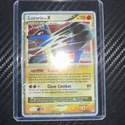 Lucario LV X - Pokemon POKEMON Mysterious Treasures 122/123 - Holo LP - Image 1