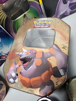 Pokemon Tin Lot of 16 Assorted Sizes EMPTY Metal Tin- Mini Tin - Image 3