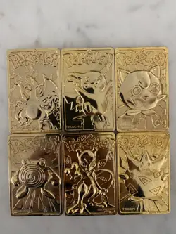 Pokemon, 23k gold-plated 1999 Complete Burger King set. - Image 2