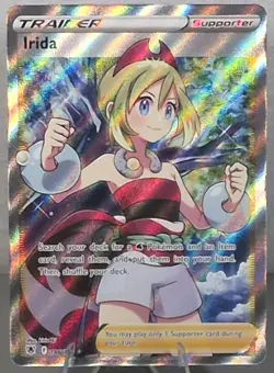✨Pokemon Irida 186/189 Swsh10 Astral Radiance Ultra Rare Full Art Holo Trainer - Image 1