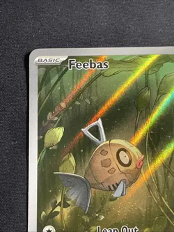 Pokemon Feebas 198/191 SV08: Surging Sparks Illustration Rare Full Art Holo - Image 2