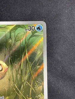 Pokemon Feebas 198/191 SV08: Surging Sparks Illustration Rare Full Art Holo - Image 3