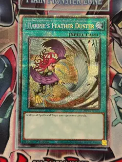 Yugioh! Harpie's Feather Duster Starlight Rare Near Mint 1st Edition MP25-EN016 - Image 1