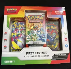 Pokemon First Partner Illustration Collection Box Series 1 Pokemon 2026 - NEW - Image 1