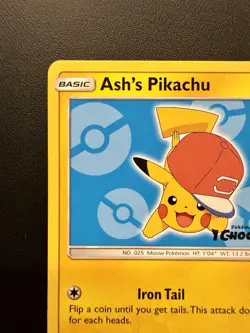 Pokemon TCG Ash's Pikachu SM114 Promo (2017) - English - Image 2