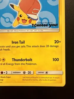 Pokemon TCG Ash's Pikachu SM114 Promo (2017) - English - Image 4
