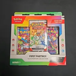 Pokemon First Partner Illustration Collection Series 1 New Sealed - Image 1