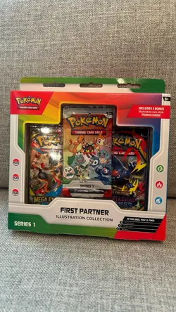 Pokemon TCG First Partner Illustration Collection Series 1 New Sealed - Image 1