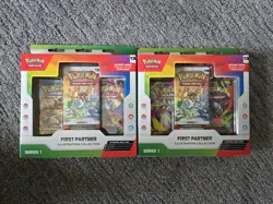 (2) Pokemon First Partner Illustration Collection Box Lot 2 Sealed Boxes - Image 1