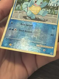 Pokemon TCG Squirtle 63/95 Reverse Holo Rare HGSS Unleashed 2010 - Image 3