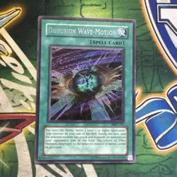 Yugioh! Diffusion Wave-Motion MFC-107 Secret Rare Unlimited Vintage NM - Image 1
