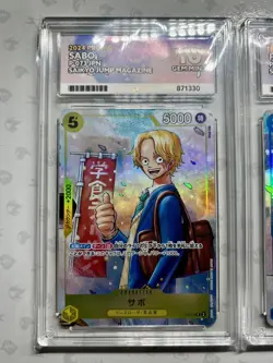 Luffy P-075 & Sabo P-073 & Ace P-074 ACE10 Sequential Set Saikyo Jump Perfect 10 - Image 2