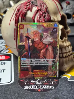 ☠☠ ONE PIECE Silvers Rayleigh OP08-118 Two Legends Foil - Image 1