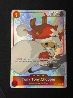 Tony Tony. Chopper Gift Collection 2023 ST01-006 Alt Art Holo Foil One Piece NM - Image 1