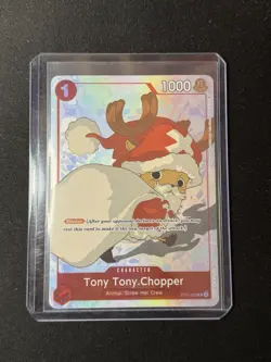 Tony Tony. Chopper Gift Collection 2023 ST01-006 Alt Art Holo Foil One Piece NM - Image 3