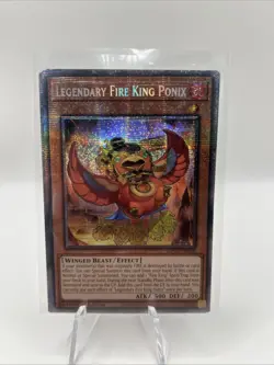 1x (M/NM) Legendary Fire King Ponix MP25-EN048 Starlight Rare 1st Edition Yugioh - Image 1