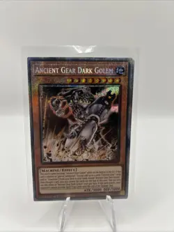YUGIOH x1 MP25-EN003 ANCIENT GEAR DARK GOLEM STARLIGHT RARE 1st EDITION - Image 1