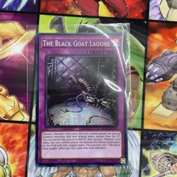 Yugioh! The Black Goat Laughs Mega-Pack MP25-EN057 Prismatic Secret Rare - Image 1