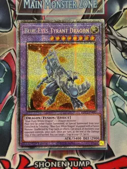 Yugioh! Blue-Eyes Tyrant Dragon Starlight Rare Near Mint 1st Edition MP25-EN042 - Image 1