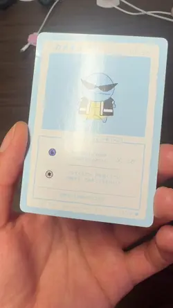 Wrenny Moo Series 1 Custom Pokemon Card Squirtle 10/50 Flawless - LP Condition - Image 2