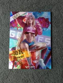 CCG WAIFU CARD GODDESS CARNIVAL SSR-024 POWER CHAINSAW MAN ANIME - Image 1