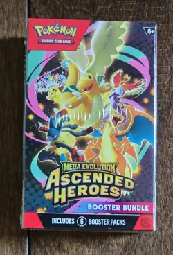 Pokemon TCG: Mega Evolution Ascended Heroes Booster Bundle - New Factory Sealed - Image 2