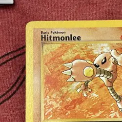 Pokemon TCG Hitmonlee 1st Edition Fossil Rare non holo 22/62 - Image 5