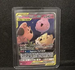 Togepi & Cleffa & Igglybuff GX 143/236 SM Cosmic Eclipse Ultra Rare Pokemon TCG - Image 3