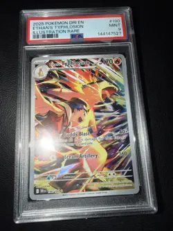 Ethans Typhlosion Illustration Rare 190/182 English PSA 9 2025 Pokemon TCG - Image 4