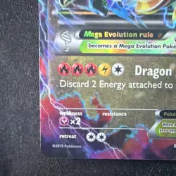 M Rayquaza EX 61/108 Roaring Skies Ultra Rare Full Art Holo 230 HP Pokemon Card - Image 5