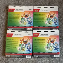 Pokemon TCG First Partners Illustration Collection Box X4 - Image 2