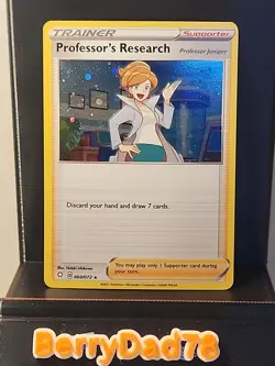 Professor's Research 060/072 Shining Fates Cosmos Holo Pokemon TCG NM - Image 1
