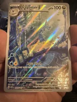 Dragonair 181/165 Illustration Rare Scarlet & Violet 151 English Pokemon TCG - Image 3
