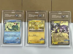 Pokemon Center Illustration Contest 2024 Stamped Tag Graded Set - Image 1