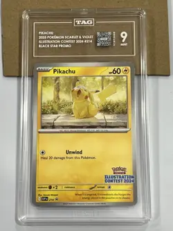 Pokemon Center Illustration Contest 2024 Stamped Tag Graded Set - Image 3