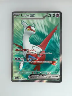 2024 Pokemon Surging Sparks Latias ex 220/191 NM - Image 1