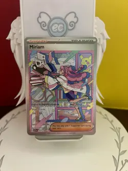 Pokemon TCG Miriam Trainer Full Art Holo Scarlet & Violet Base Set - Image 1