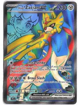 Hop's Zacian ex 176/159 Ultra Rare Journey Together Pokemon - Image 1
