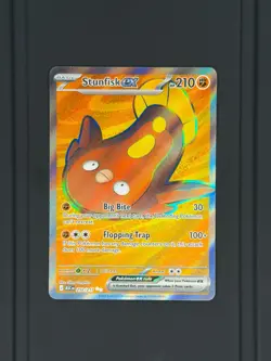 Pokemon TCG Stunfisk ex 252/217 Ascended Heroes Ultra Rare Mint - Image 1