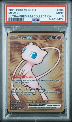 2023 POKEMON 151 ULTRA-PREMIUM COLLECTION MEW ex #205 PSA 9 - Image 1