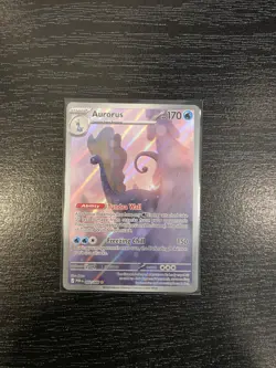 Aurorus 092/088 Illustration Rare Full Art Pokemon Card Perfect Order English - Image 1