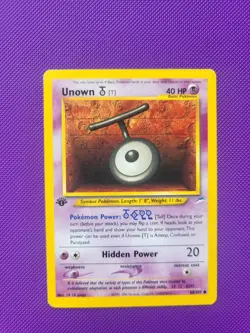 Pokemon TCG 1st Edition Neo Destiny Unown 88/105 - Image 1