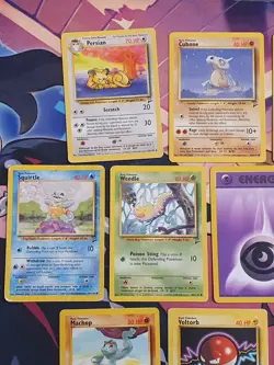 Pokemon Card Collection 13 x Cards Base Set 2 Pokemon TCG Vintage 1999 - Image 2