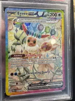 Pokemon Eevee EX 167/131 Special Illustration Rare Sir Prismatic Psa 9 Mint! - Image 3
