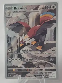 Pokemon TCG Braviary 155/086 Sv: Black Bolt Holo NM/M - Image 1