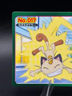Pikachu vs Meowth No.017 Rare Topsun Advanced Generation Japanese Pokemon MP - Image 2