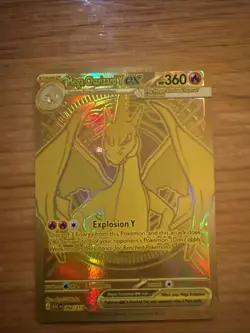 Pokemon Mega Charizard Y EX 294/217 Gold Ascended Heroes Super Clean - Image 1