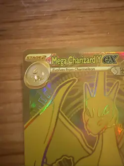 Pokemon Mega Charizard Y EX 294/217 Gold Ascended Heroes Super Clean - Image 2