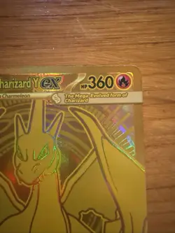 Pokemon Mega Charizard Y EX 294/217 Gold Ascended Heroes Super Clean - Image 3