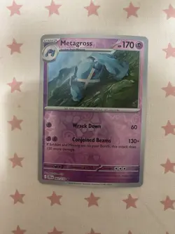 Metagross 063/159 Journey Together Reverse Holo Rare Pokemon TCG Card - Image 1